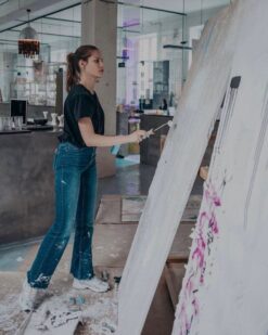 Didelių paveikslų tapybos sesija