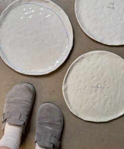 SYMBOLS baltos pietų lėkštės