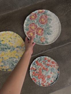 FLOWERS DESIGN pietų lėkštės