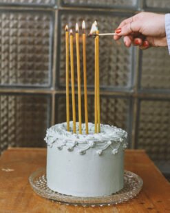 COLOURFUL WICK candles set (10)