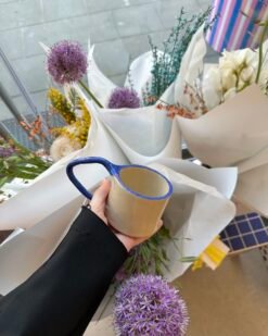 BLUE EDGE ceramic mugs