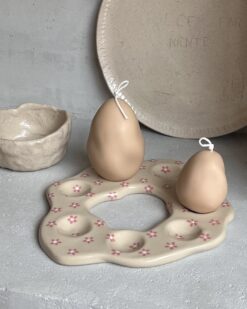 BLOOMING egg serving plate