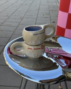 GOOD MORNING puodelis