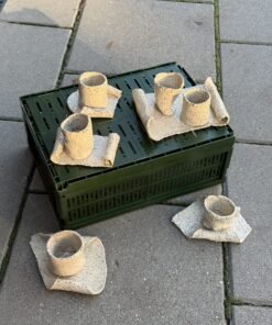 GRAINSTONE espresso puodelis su lėkšte