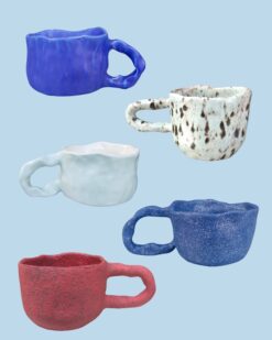 TEXTURED handshaped puodeliai