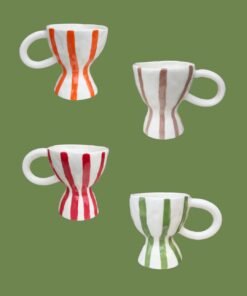 STRIPES handshaped mugs