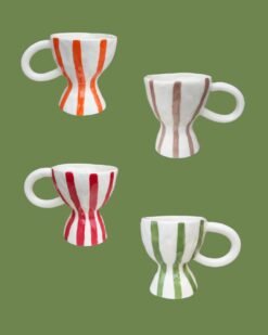 STRIPES handshaped mugs