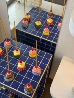 BIRTHDAY CUPCAKE candleholders