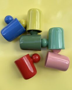 COLOURFUL DOOR KNOB cups